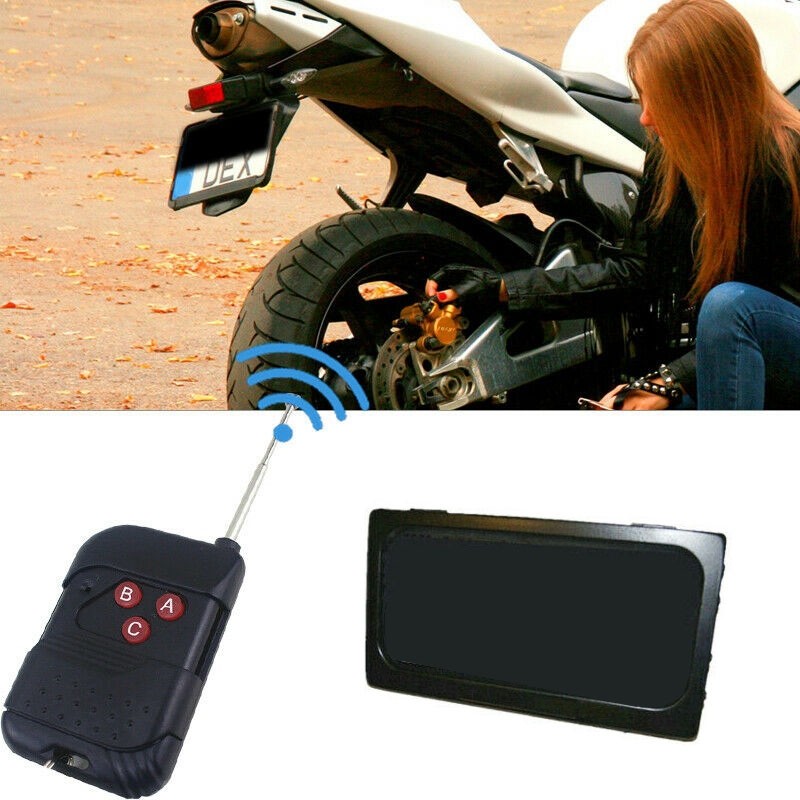 Motorcycle flip plate kit