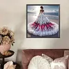 Girl With A Fancy Skirt - Partial Special Shaped Diamond Painting 30*30cm