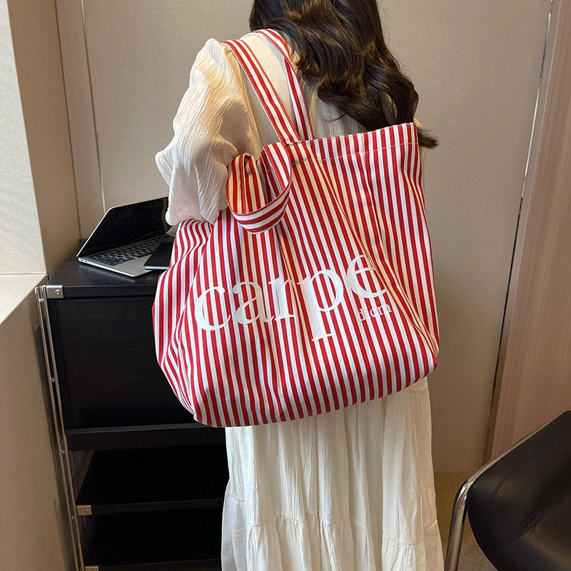 Women’s Medium Spring&summer Canvas Classic Style Tote Bag