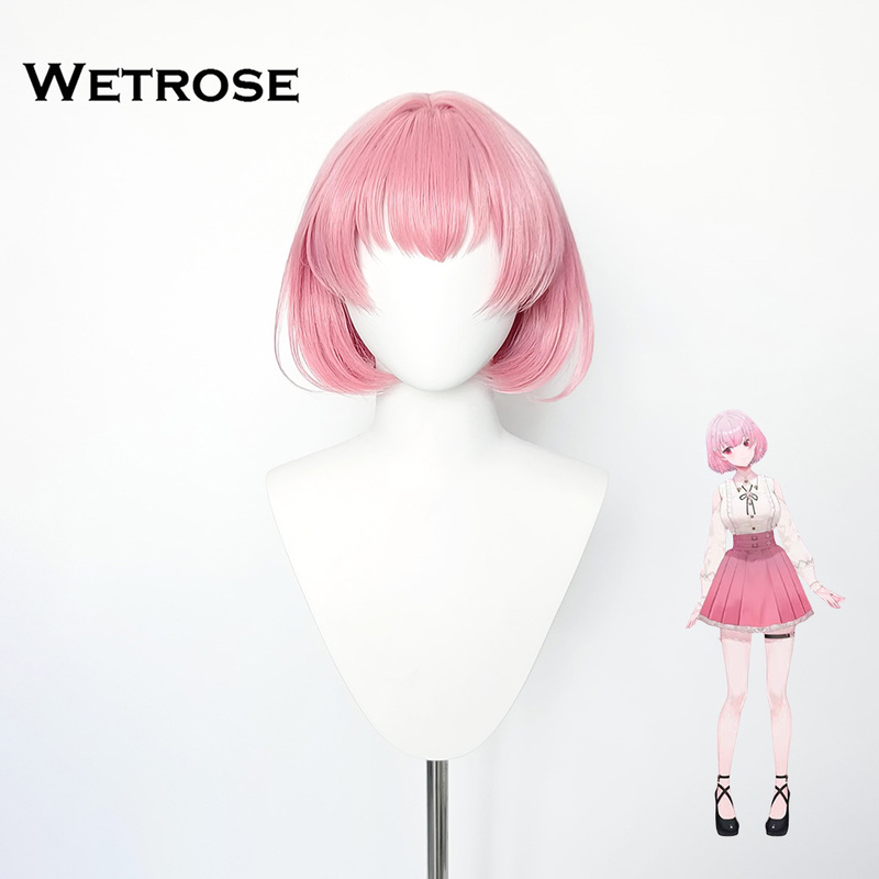 [Wetrose] In Stock Hololive EN Mori Calliope 森力リ才ペ New Outfit Cosplay Wig