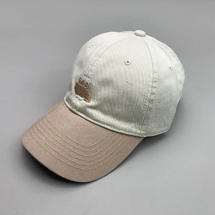 Kpop Simple Color matching Letter Embroidery Men Women Baseball Hats Cotton Graffiti Breathable StreetwearSport Caps