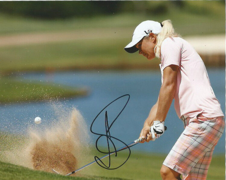 LPGA Suzann Pettersen Autographed Signed 8x10 Photo Poster painting COA C