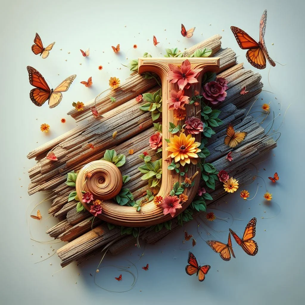 Diamond Painting - Full Round Drill -  wooden Alphabet(Canvas|40*40cm)