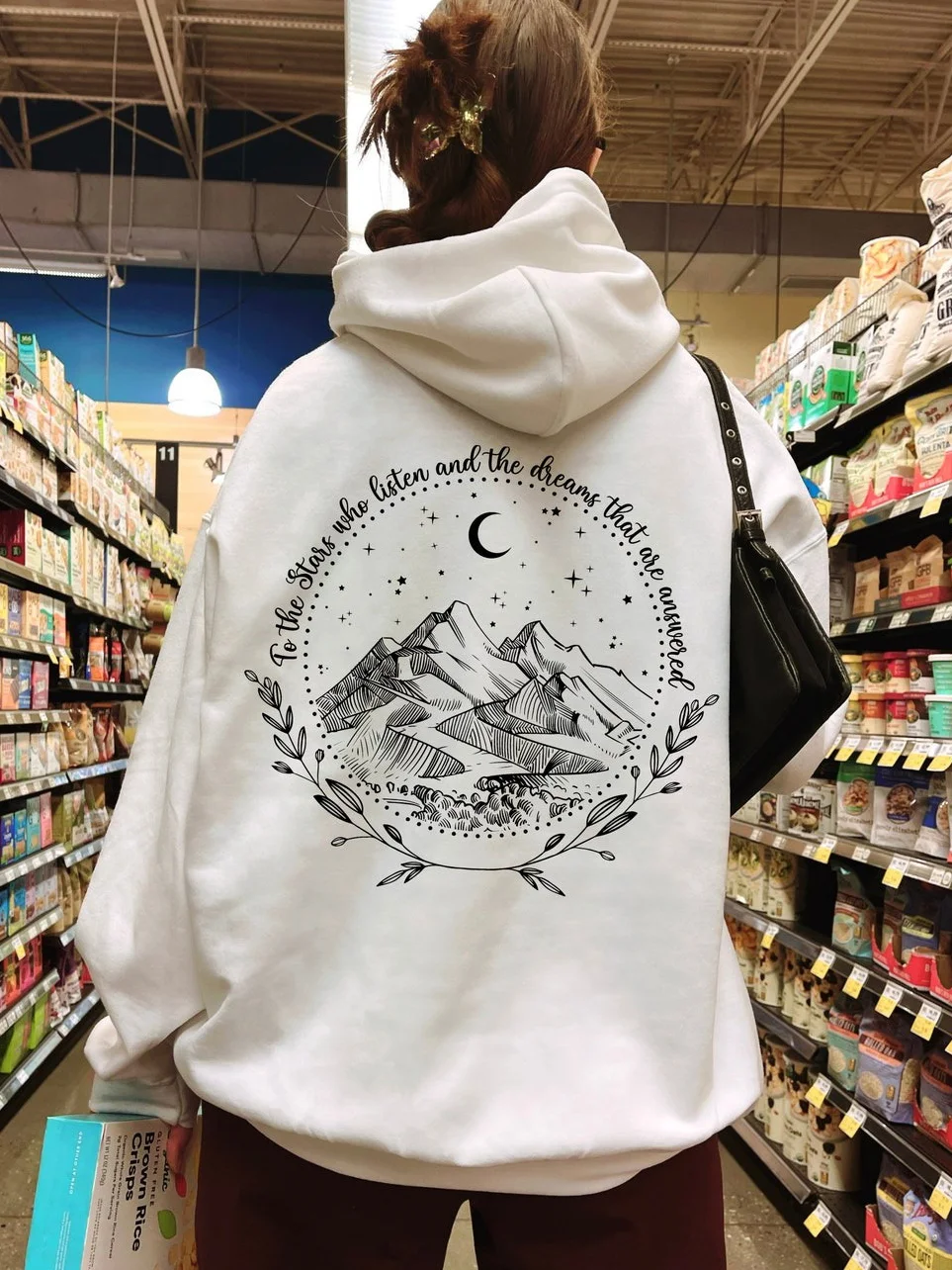 Velaris Trendy Words On Back Hoodie / DarkAcademias /Darkacademias