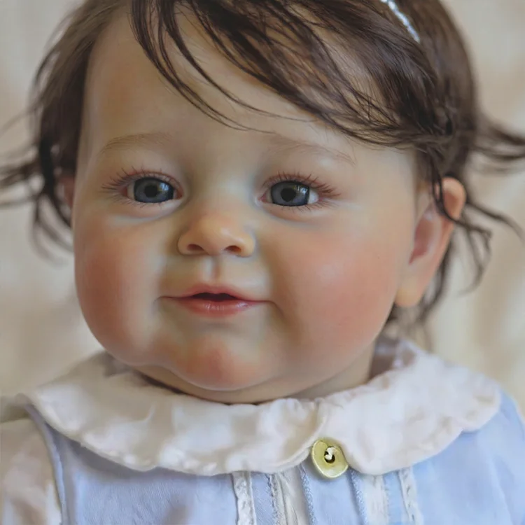 20" Realistic Breathing Reborn Doll Toddlers Doll Girl Villon Handmade Huggable and Posable with Heartbeat💖 & Sound🔊