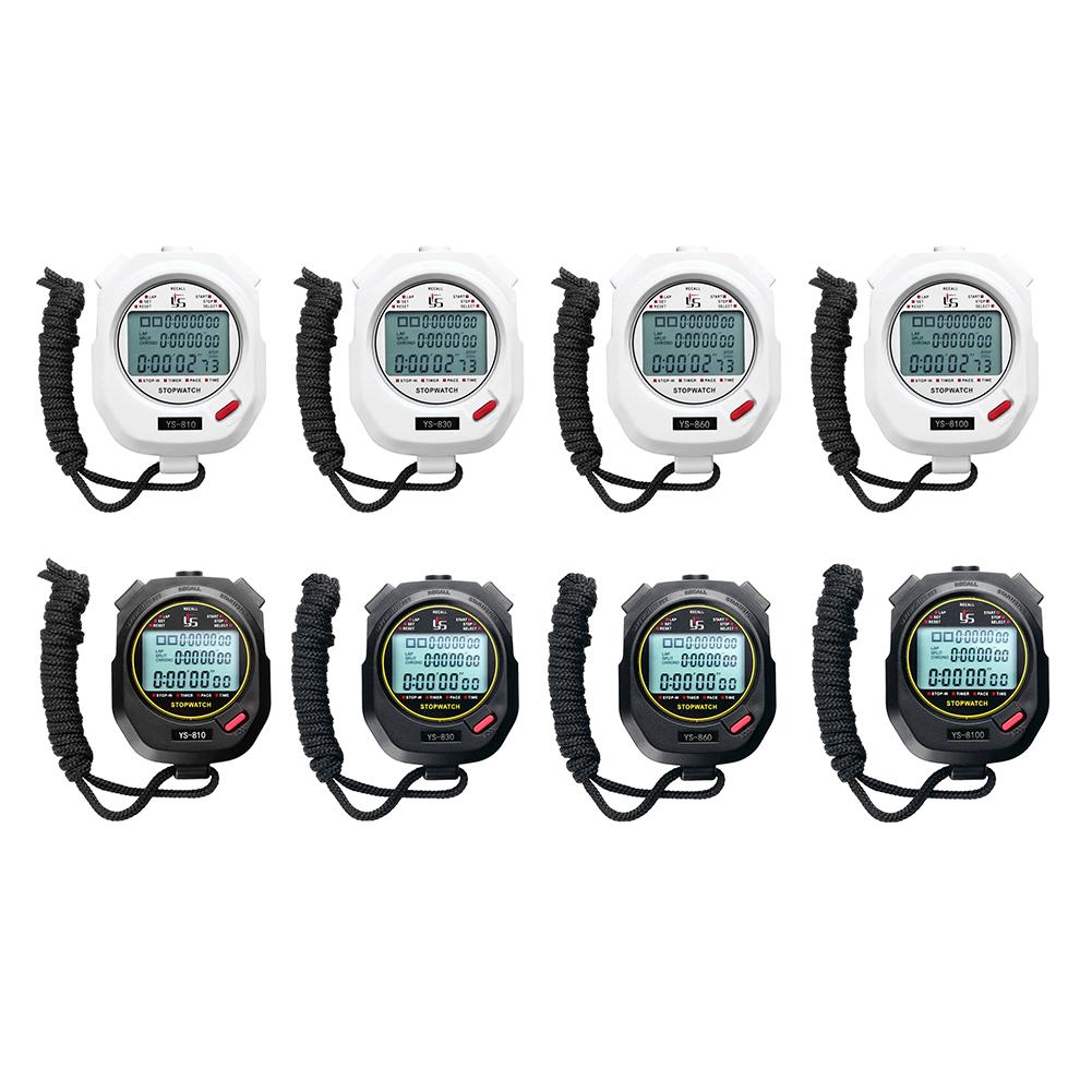 

Handheld Digital Stopwatch Chronograph Sports Training Timer Stop Watch, Black, 501 Original