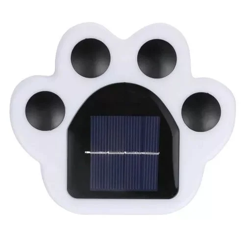 Solar Paw Print Light Panda Dog Cat Animal Garden Light
