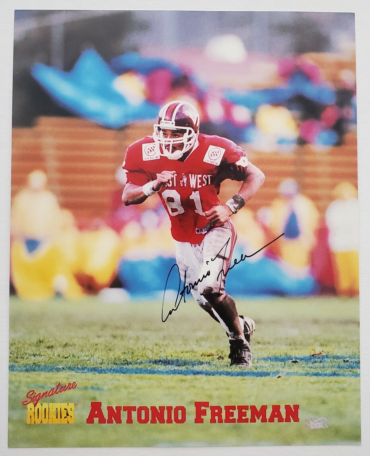 Antonio man Signed Signature Rookies 8x10 Photo Poster painting College Virginia NFL RAD