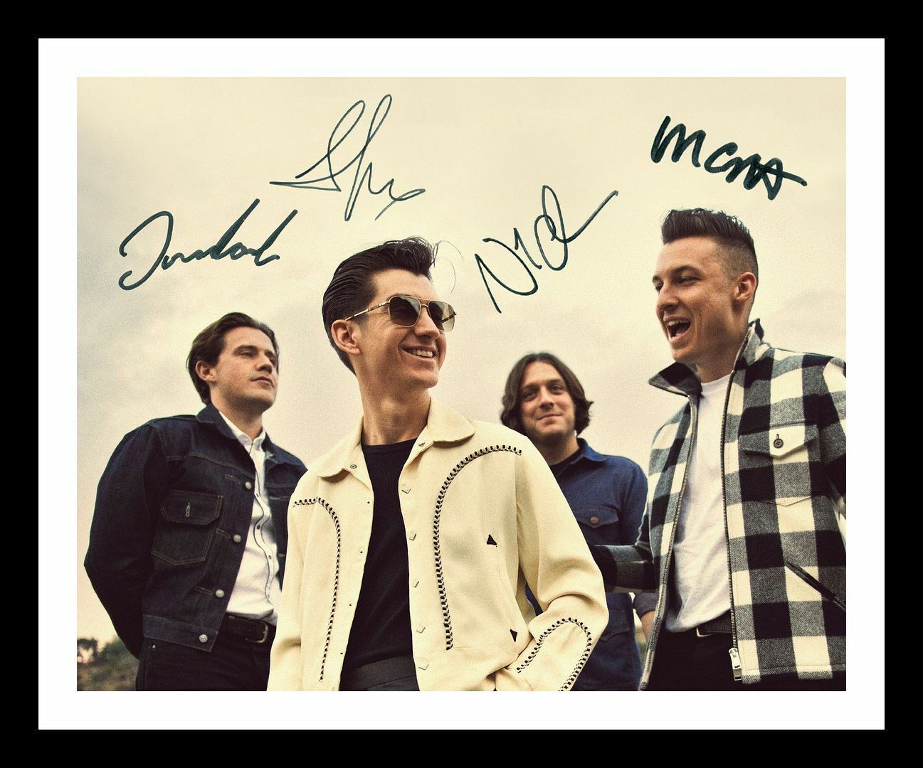 Arctic Monkeys Autograph Signed & Framed Photo Poster painting 1