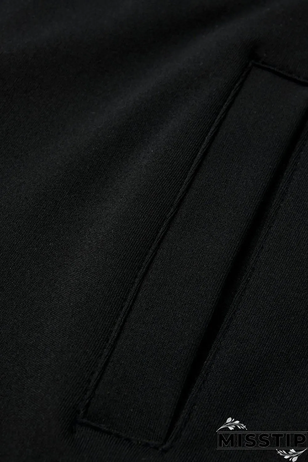 Black Fashion Casual Sportswear Zipper Collar Long Sleeve Regular Sleeve Patchwork Plus Size Set