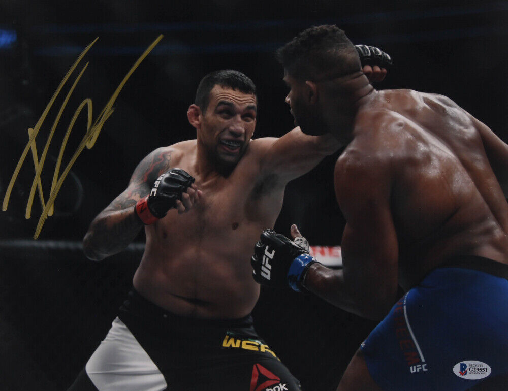 Fabricio Werdum Signed Autographed UFC 11x14 Photo Poster painting Beckett BAS COA