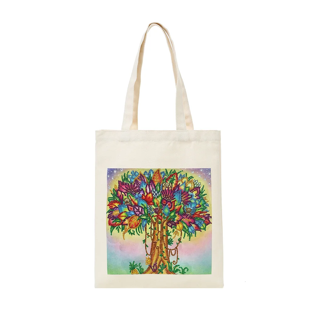 DIY Diamond Painting Eco-Friendly Bag - Tree
