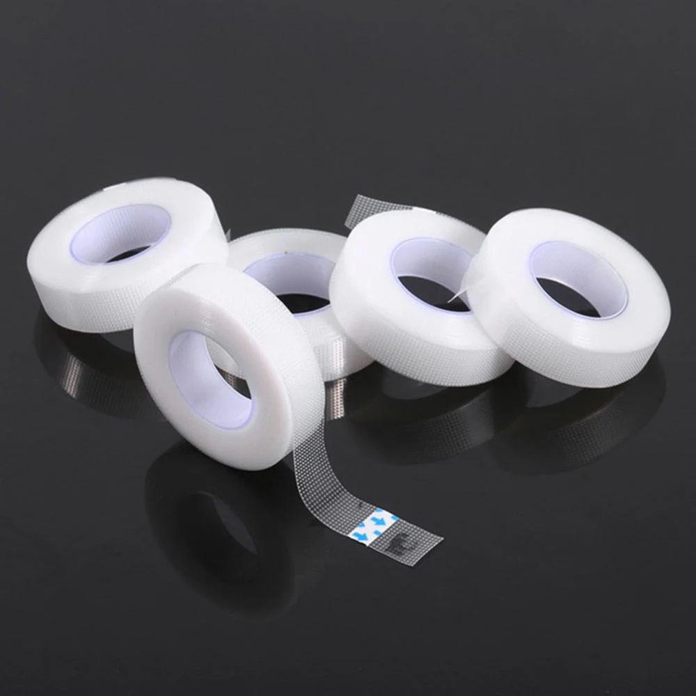 1 Roll Professional PE/Non-Woven Lash Tape Breathable Anti-allergy Under Eye Pad Micropore Tape Eyelashes Extension Tape 9m