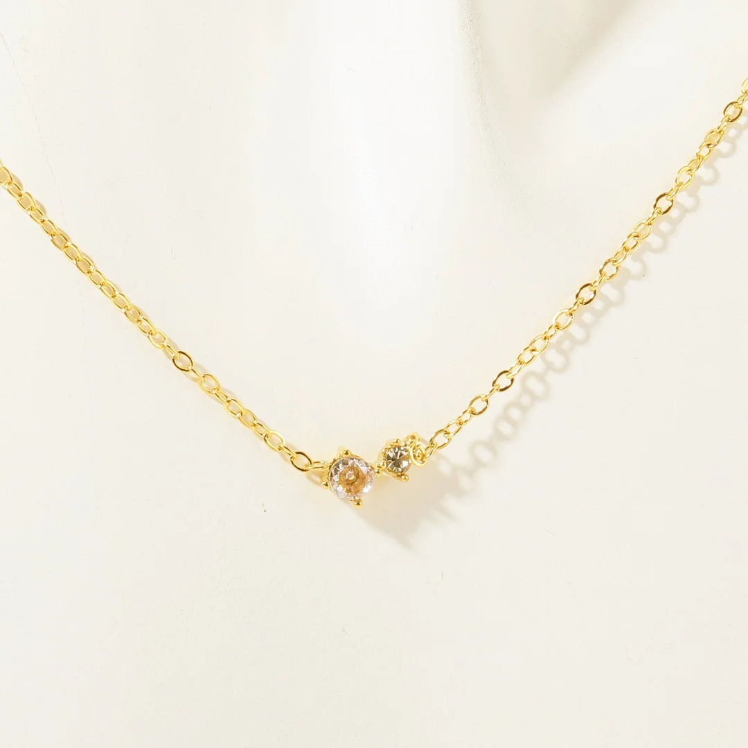 Women's Vintage Birthday Zircon Necklace