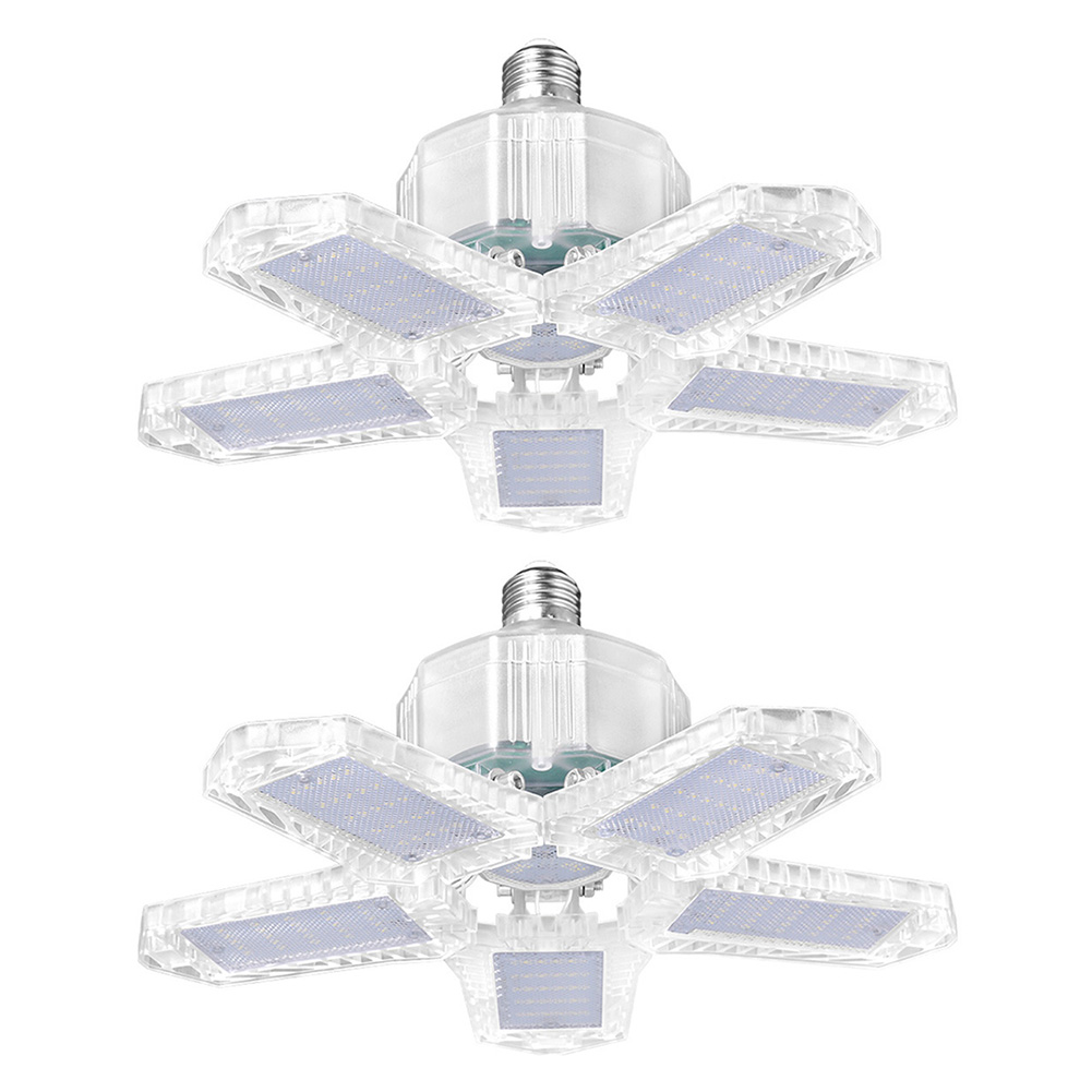 

8000LM/10000LM 137/157 LED Ceiling Lamp 5 Leaf Workshop Garage Lights Clear, 80w, 501 Original