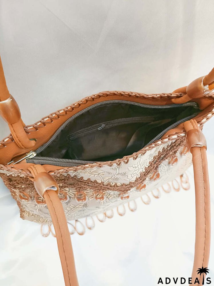 Floral Graphic Vintage Design Tote Bag