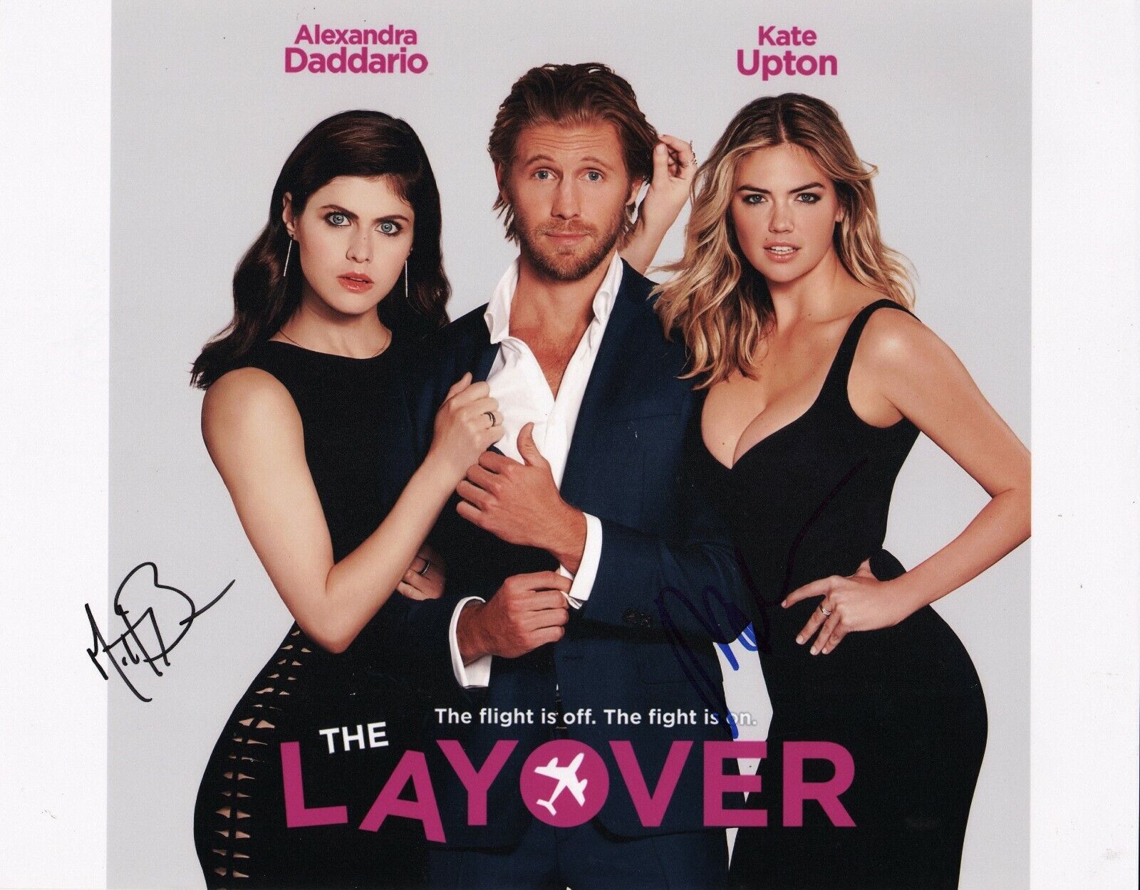 MATT BARR & MATT JONES Authentic Hand-Signed THE LAYOVER