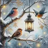 (Multi-Style) Bird And Lamp-11CT Stamped Cross Stitch 50*50cm/19.69*19.69in