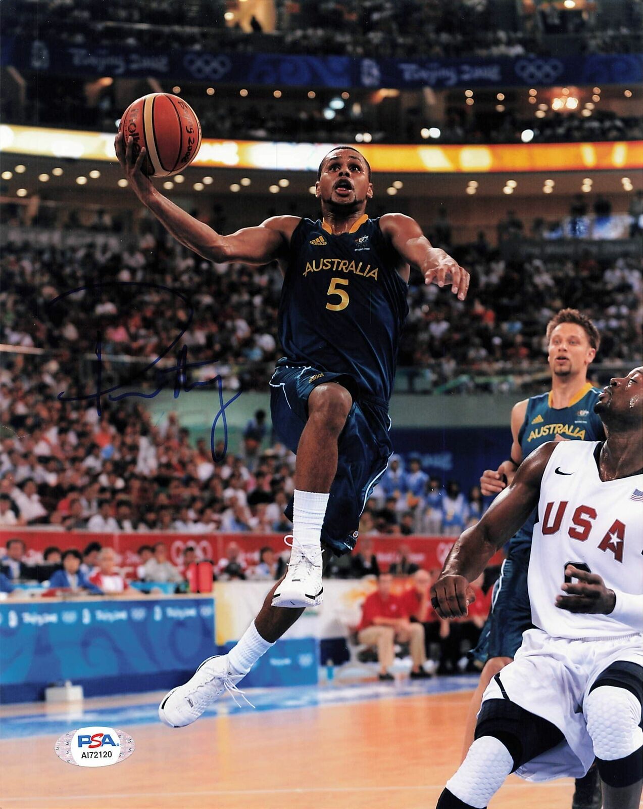 Patty Mills signed 8x10 Photo Poster painting PSA/DNA Australia Boomers Autographed Spurs