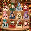 12Pcs DIY Pearl Diamond Painting Christmas Cards, 3D Greeting Card Craft Kits with Resin Pearls, Handmade Holiday Cards for Adults, Christmas Gifts & Decorations