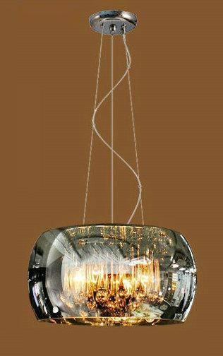 Modern Simple LED Living Room Dining Room Bedroom Lamp Villa Hotel Light Luxury Glass Cover Crystal Chandelier