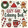 3PCS Christmas Coloring Book Set Mindfulness Art Books for Adults 