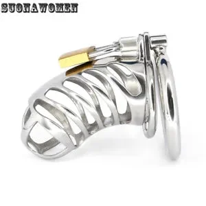 pornhint Pornhint Round Ring 40mm 50mm Stainless Steel Chastity Belt Chastity Device Spiked Rings