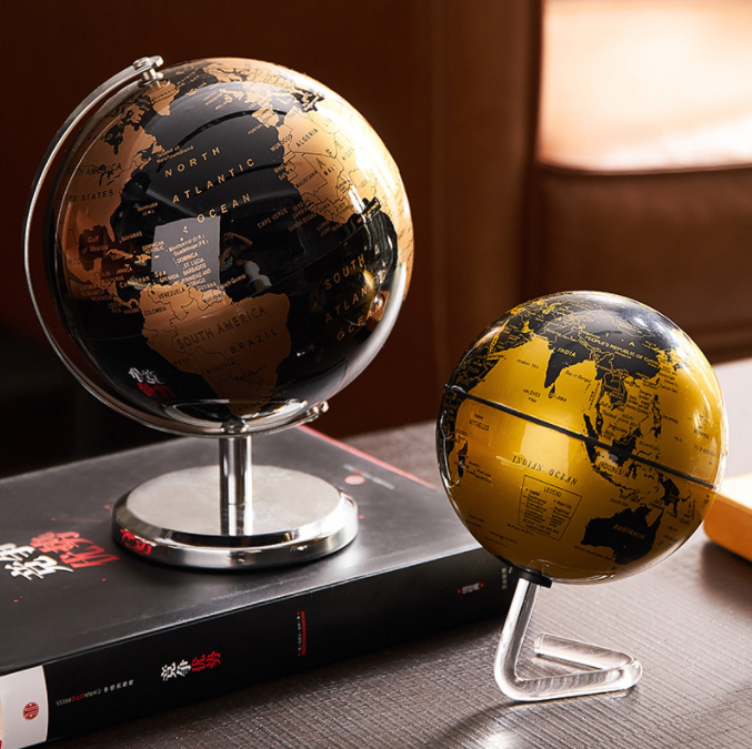  Retro World Globe Modern Learning World Map Globe 