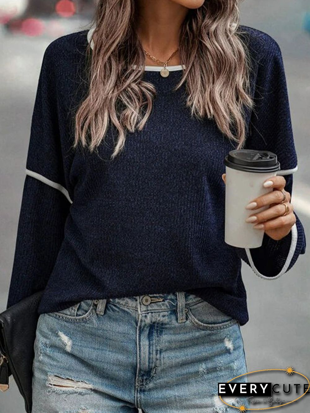 Crew Neck Casual Loose T-Shirt