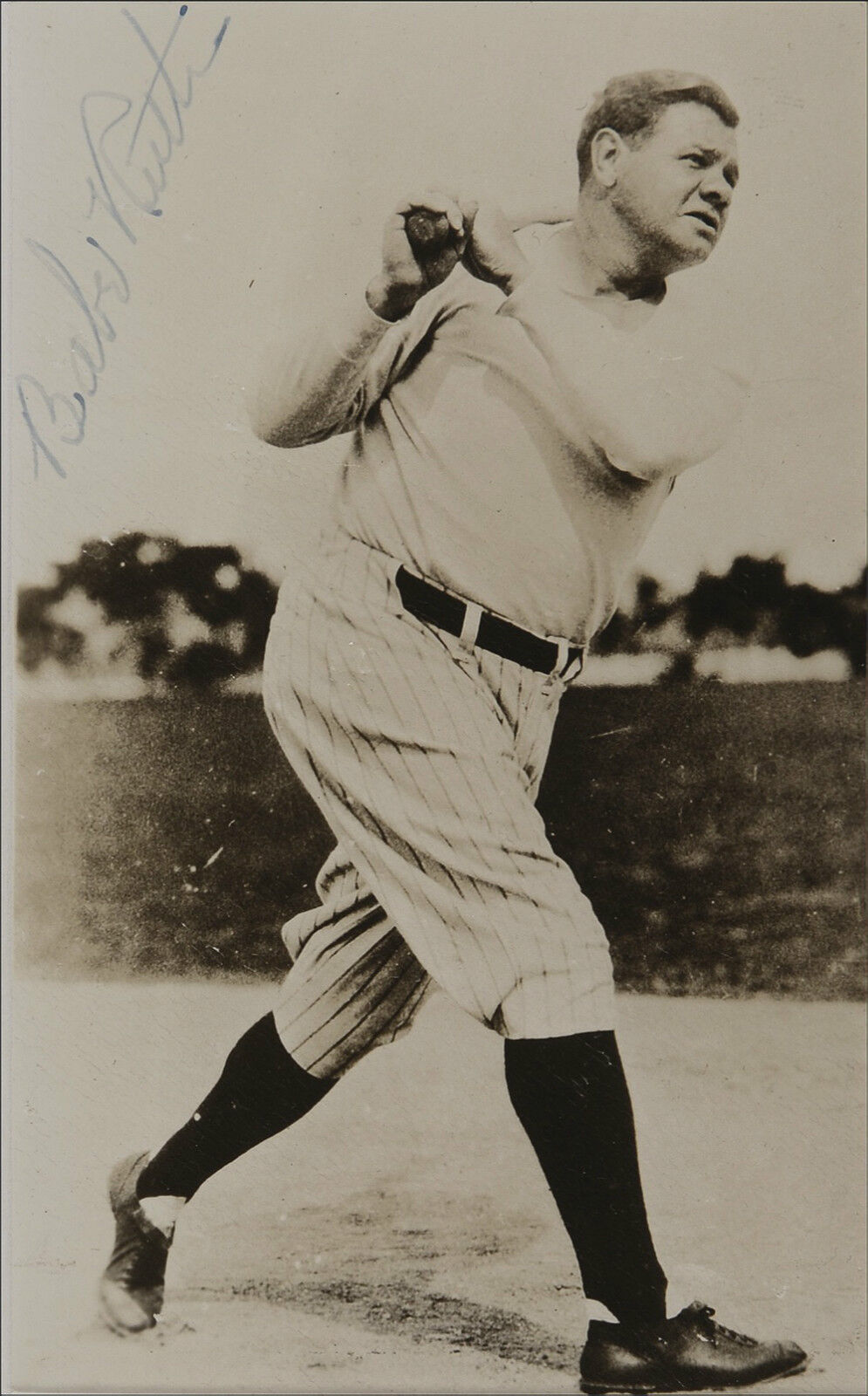 BABE RUTH Signed Photo Poster paintinggraph - former US Baseball Player NY Yankees - Preprint