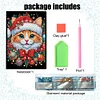 50 Pages DIY Xmas Cat A5 Special Shaped Diamond Painting Notebook