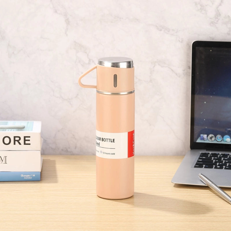 Casual Solid Color Stainless Steel Thermos Cup