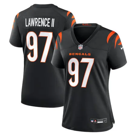 Women's Cincinnati Bengals #97 Dexter Lawrence II Nike Black Game Jersey