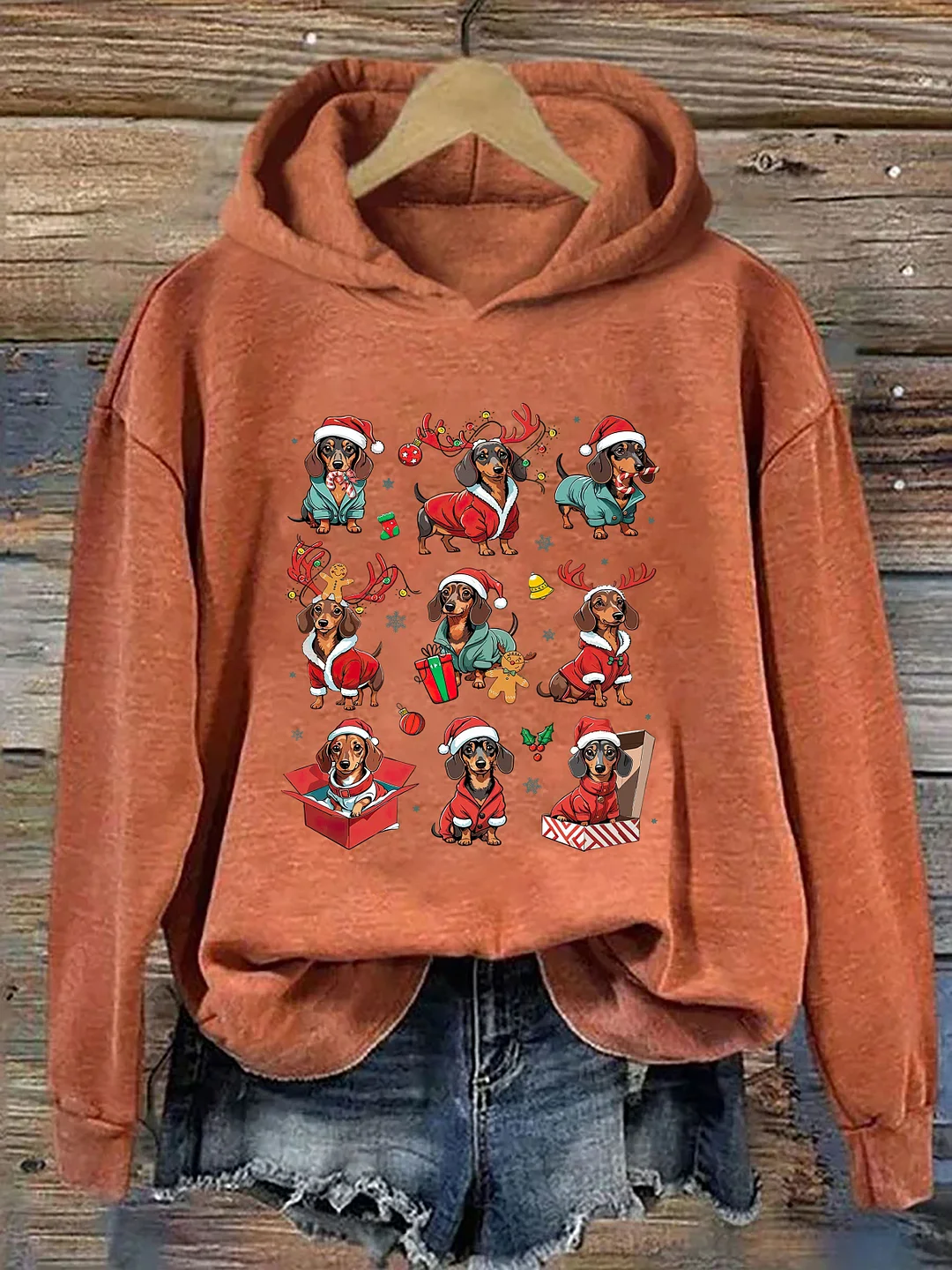 Dachshund Christmas Hoodie