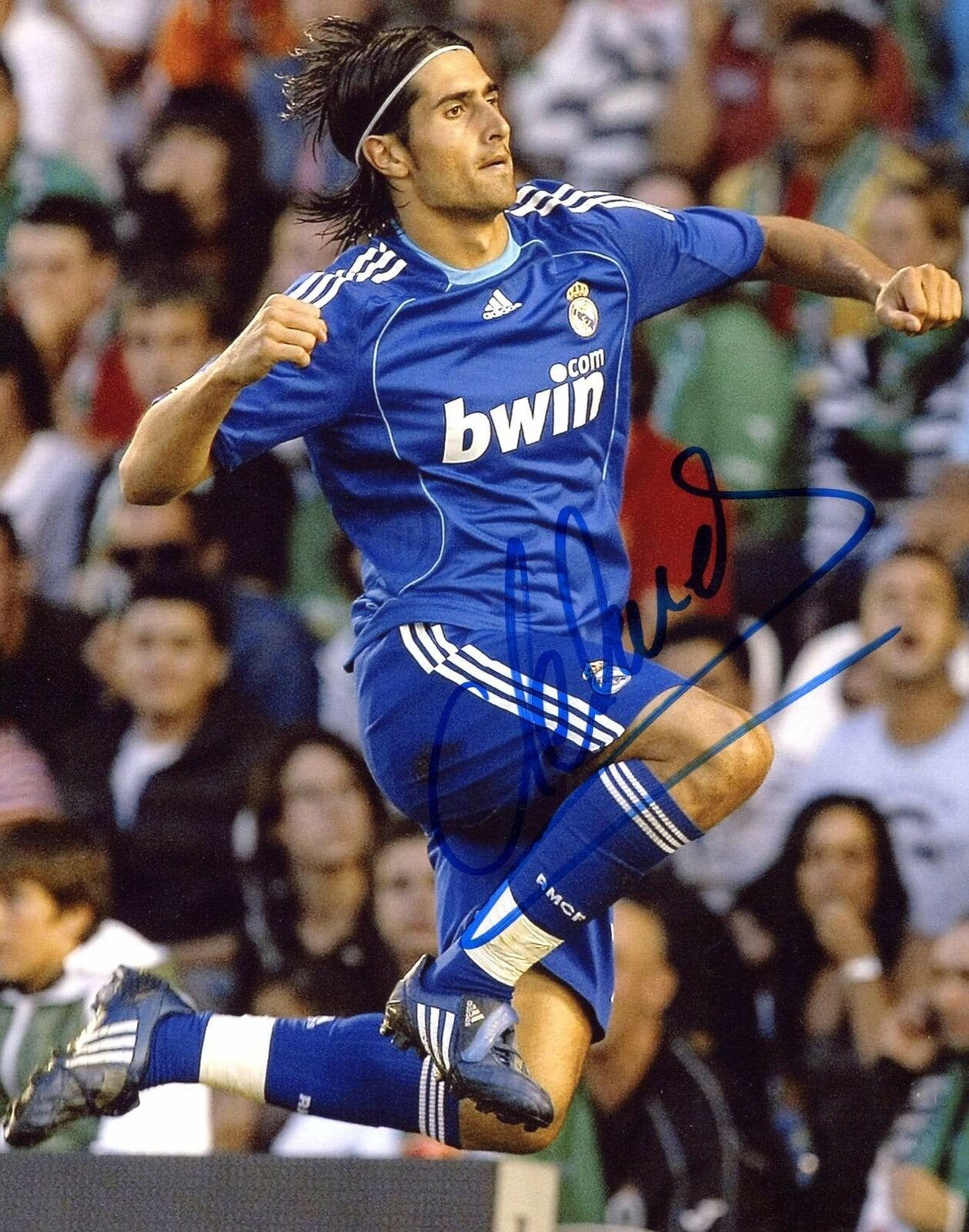 SOCCER Rubén de la Red REAL MADRID autograph, In-Person signed Photo Poster painting