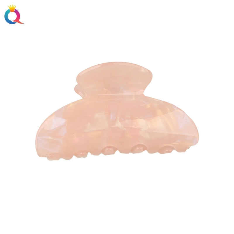 Women’s Minimalist Classic Style Solid Color PVC Hair Claws