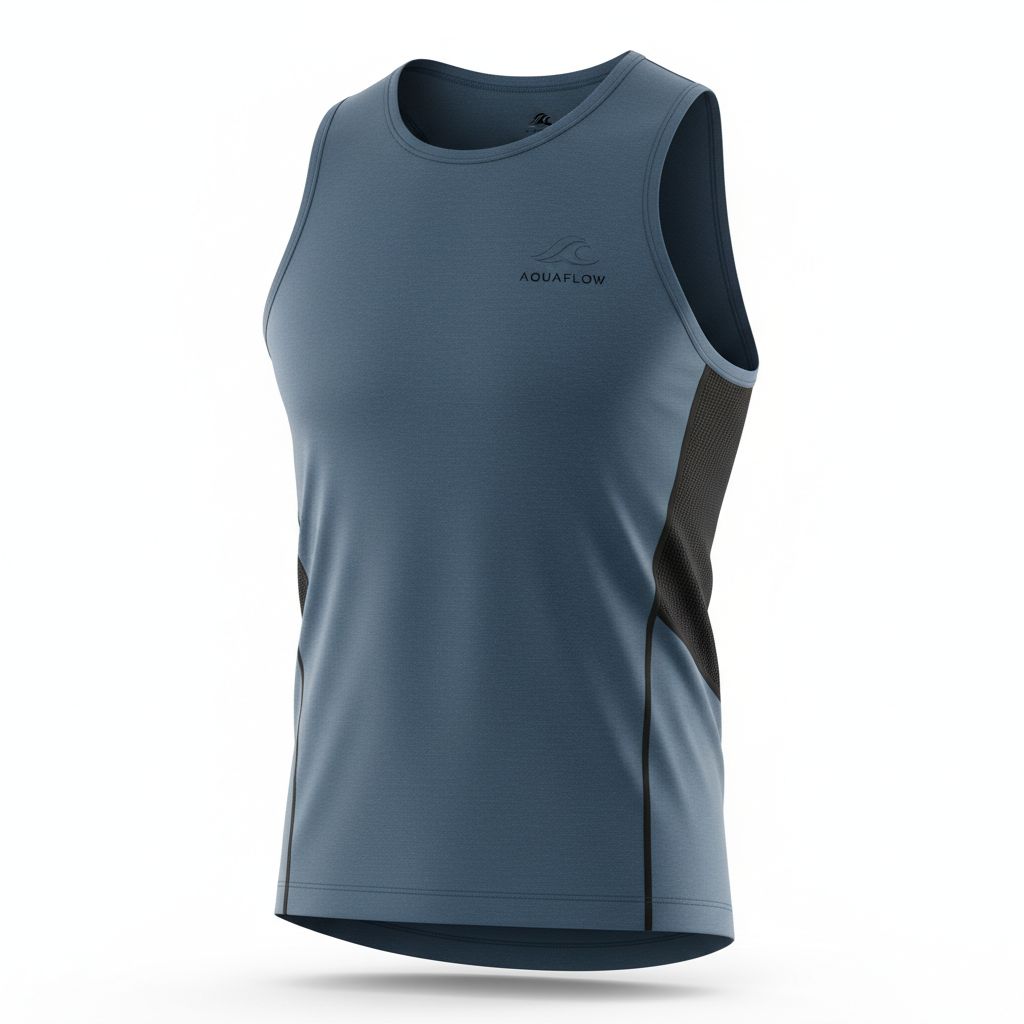 thesupersurf Aquaflow Performance Tank Top - Blue 