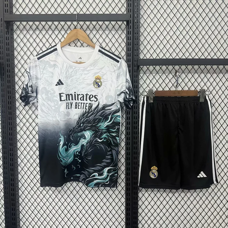 25/26 Real Madrid Dragon Special Edition White Kids Set