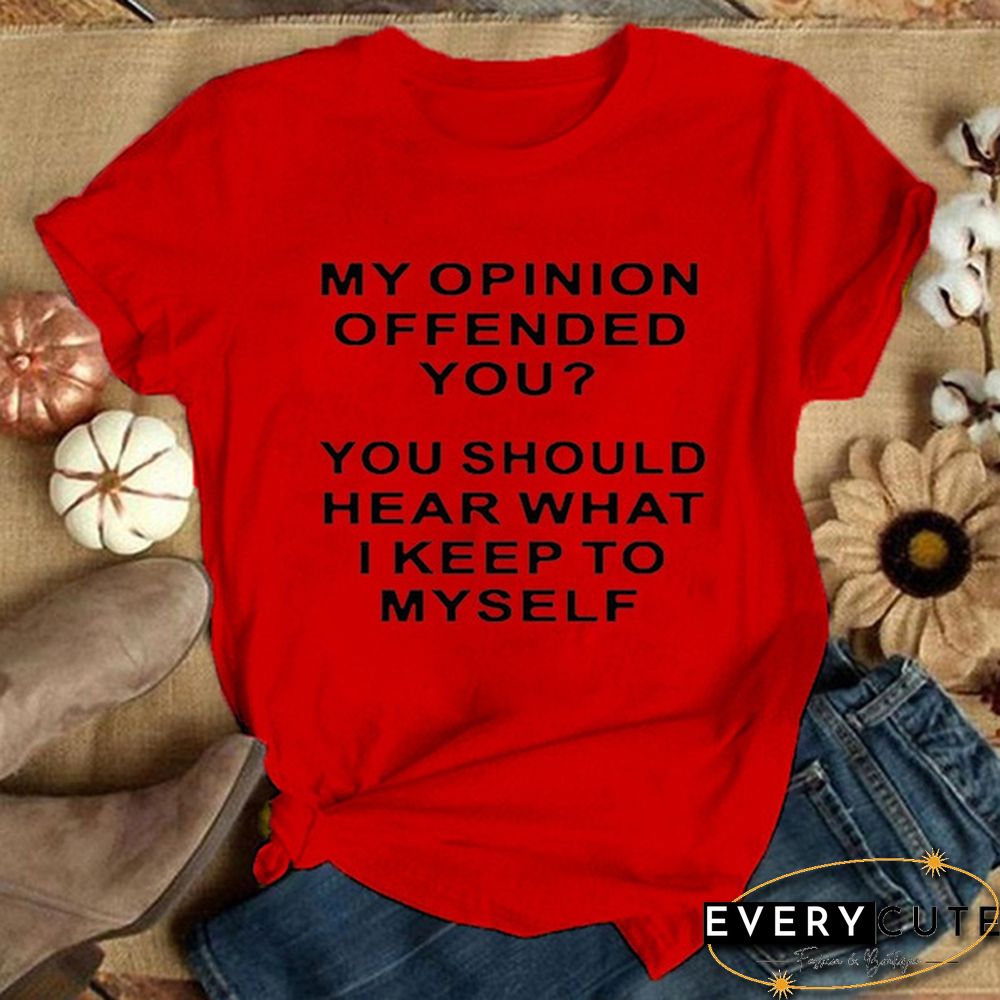 Funny Shirts for Women, Graphic Tees Women, Summer Short Sleeve Shirt for Girl