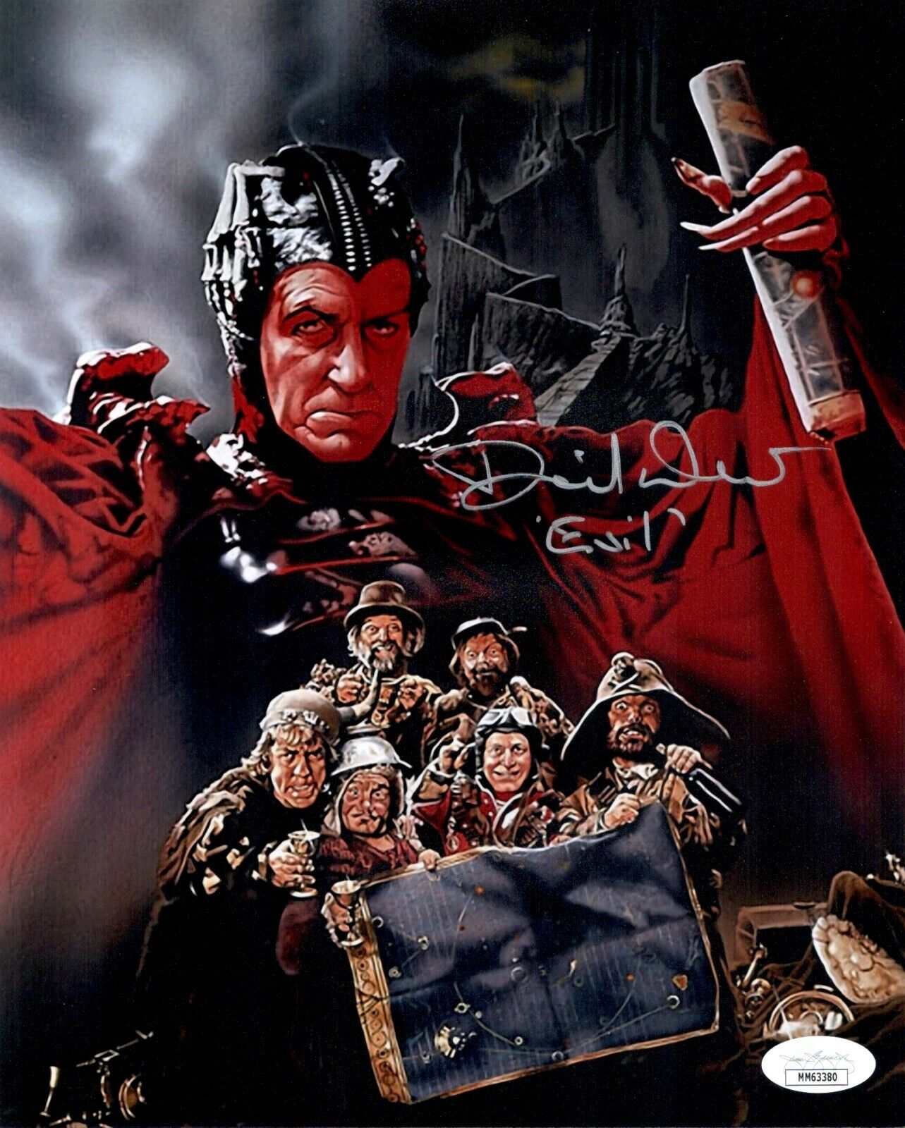 DAVID WARNER Signed Evil Genius TIME BANDITS 8x10 Photo Poster painting Autograph JSA COA Cert