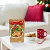 8Pcs Diamond Painting Christmas Gift Bags for Cookies Candy Gifts and Snacks