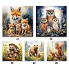 (Multi-Style) Mother'S Day-Animal-11CT Stamped Cross Stitch 45*45cm/17.72*17.72in