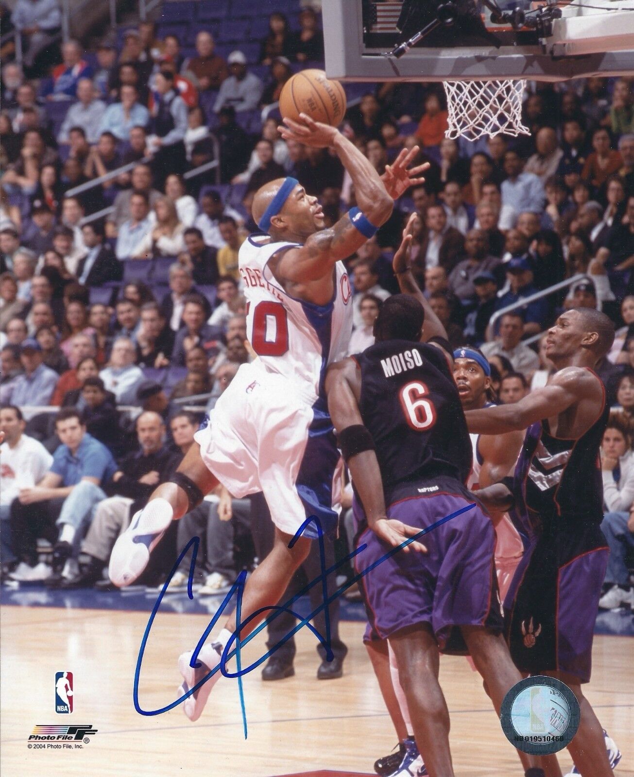 Signed 8x10 COREY MAGGETTE Los Angeles Clippers Autographed Photo Poster painting - COA