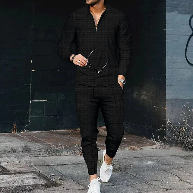 Men's T-shirt Suits Tracksuit Tennis Shirt Shorts and T Shirt Set