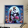 Sally And Jack - 11CT Counted Cross Stitch - 40*40cm - Disney Halloween