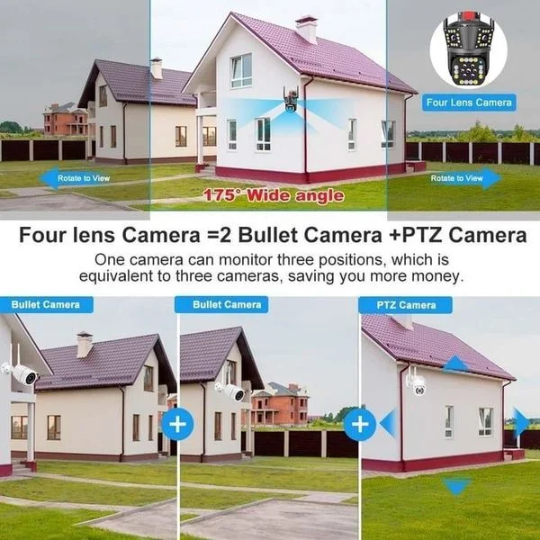 Outdoor Waterproof Wireless WiFi HD Security Camera 📷