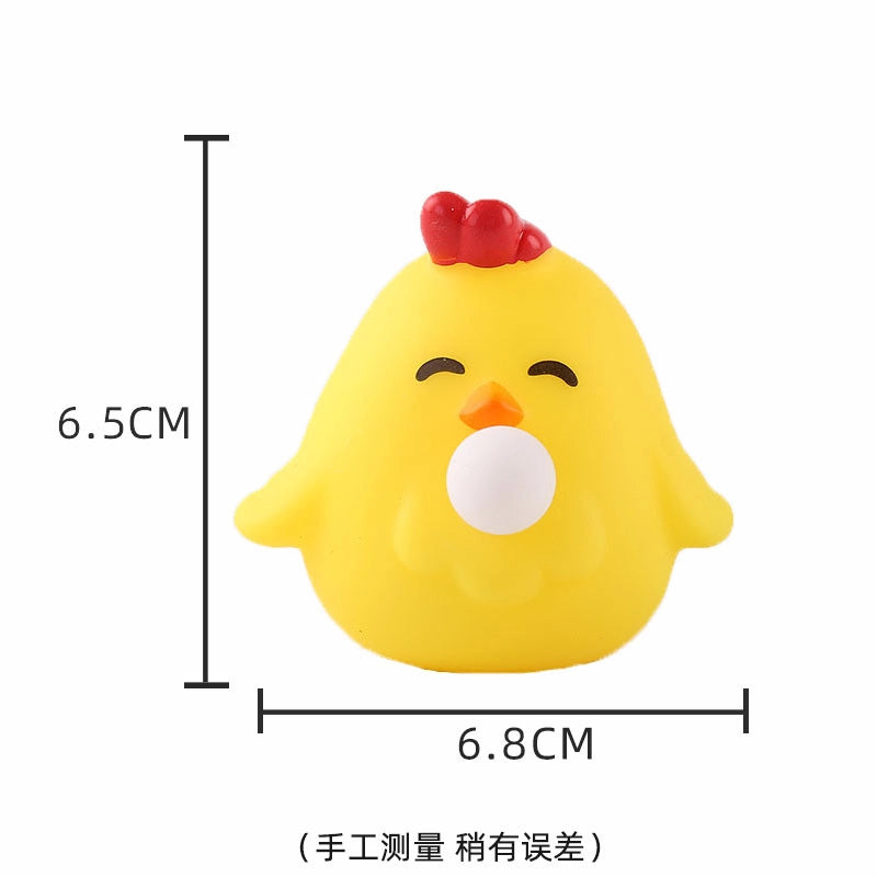 Squishy Toy Christmas Animal Santa Claus Snowman PVC TPR Toys