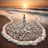 Beach Girl - 18CT Counted Cross Stitch - 45*45cm