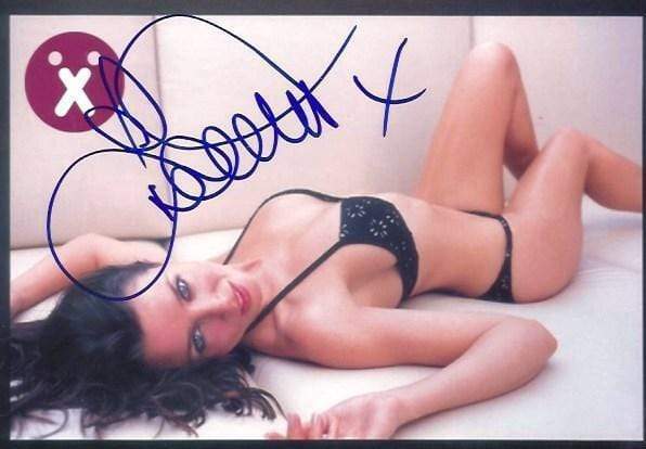 Dannii Minogue SINGER AND ACTRESS autograph, In-Person signed Photo Poster painting