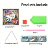 Diamond Painting Acrylic 2D Flat Independence Day Hanging Diamond Art Kits Wall Door Decor